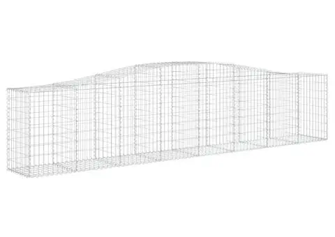 Coșuri gabion arcuite 5 buc, 400x50x80/100 cm, fier galvanizat - 3/5