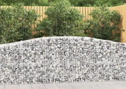 Coșuri gabion arcuite 9 buc, 400x50x80/100 cm, fier galvanizat - 1/5