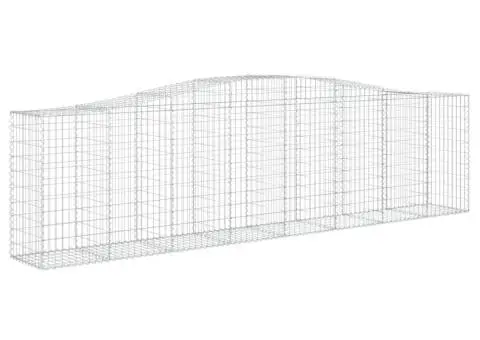Coșuri gabion arcuite 5 buc, 400x50x100/120 cm fier galvanizat - 3/5