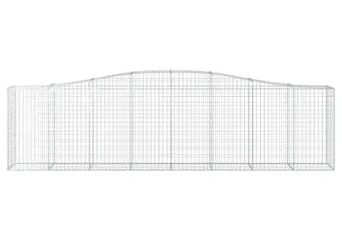 Coșuri gabion arcuite 5 buc, 400x50x100/120 cm fier galvanizat - 4/5