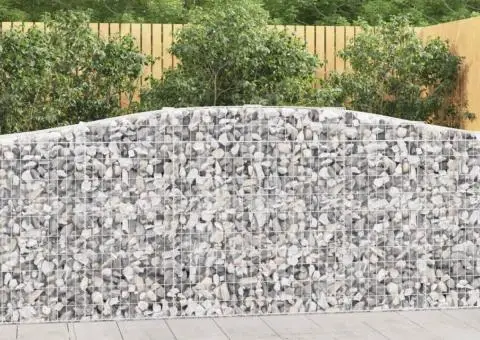 Coșuri gabion arcuite 15 buc, 400x50x100/120 cm fier galvanizat - 1/5