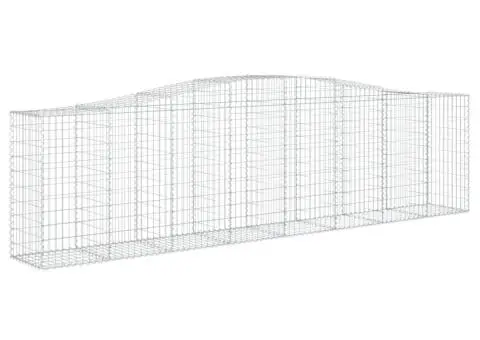 Coșuri gabion arcuite 25 buc, 400x50x100/120 cm fier galvanizat - 3/5