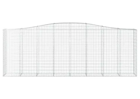 Coșuri gabion arcuite 4 buc, 400x50x140/160 cm, fier galvanizat - 4/5