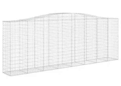 Coșuri gabion arcuite 6 buc, 400x50x140/160 cm, fier galvanizat - 3/5