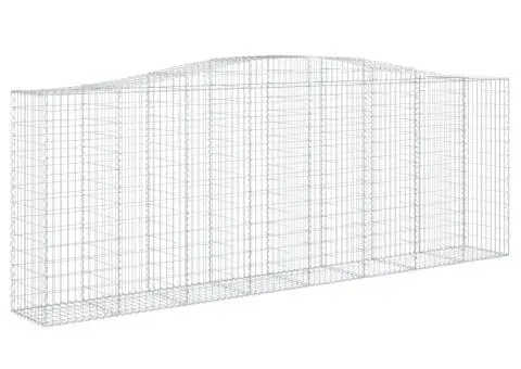 Coșuri gabion arcuite 10 buc, 400x50x140/160cm, fier galvanizat - 3/5