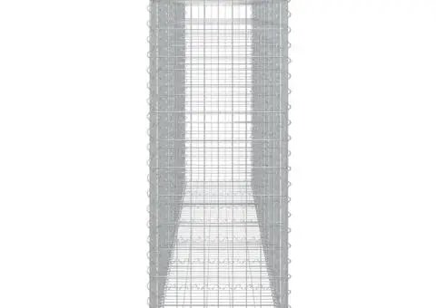 Coșuri gabion arcuite 10 buc, 400x50x140/160cm, fier galvanizat - 5/5