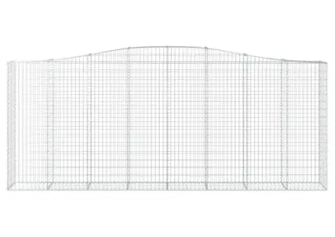 Coșuri gabion arcuite 6 buc. 400x50x160/180 cm, fier galvanizat - 4/5