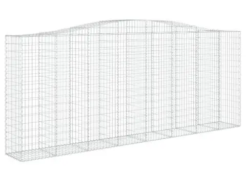 Coșuri gabion arcuite 7 buc. 400x50x160/180 cm, fier galvanizat - 3/5