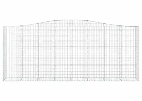 Coșuri gabion arcuite 7 buc. 400x50x160/180 cm, fier galvanizat - 4/5