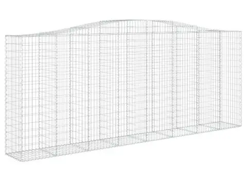 Coșuri gabion arcuite 9 buc. 400x50x160/180 cm, fier galvanizat - 3/5