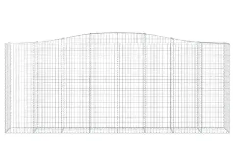 Coșuri gabion arcuite 9 buc. 400x50x160/180 cm, fier galvanizat - 4/5