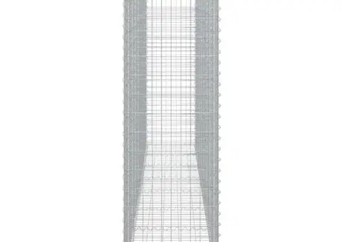 Coșuri gabion arcuite 9 buc. 400x50x160/180 cm, fier galvanizat - 5/5