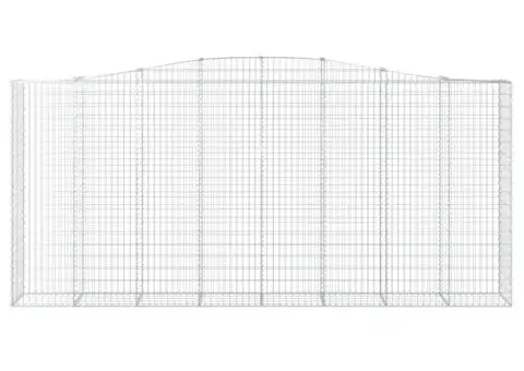 Coșuri gabion arcuite 3 buc, 400x50x180/200 cm, fier galvanizat - 4/5