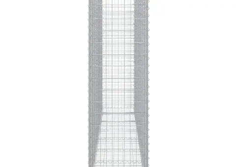 Coșuri gabion arcuite 3 buc, 400x50x180/200 cm, fier galvanizat - 5/5