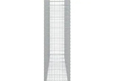 Coșuri gabion arcuite, 2 buc 400x50x200/220 cm, fier galvanizat - 5/5