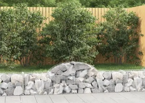 Coșuri gabion arcuite 9 buc, 200x30x40/60 cm, fier galvanizat - 1/5