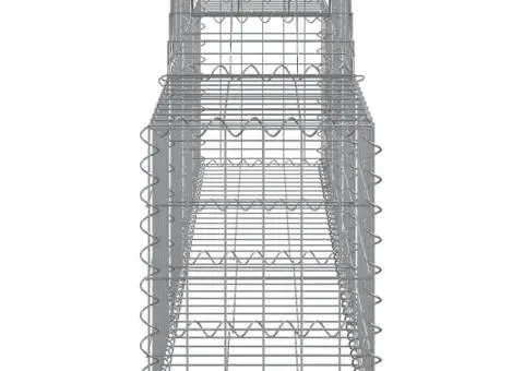 Coșuri gabion arcuite 11 buc, 200x30x40/60 cm, fier galvanizat - 5/5