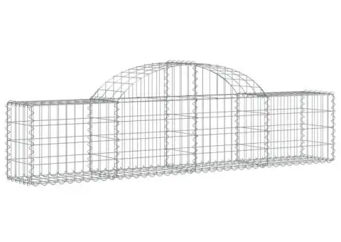 Coșuri gabion arcuite 18 buc, 200x30x40/60 cm, fier galvanizat - 3/5