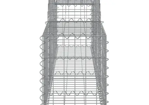 Coșuri gabion arcuite 18 buc, 200x30x40/60 cm, fier galvanizat - 5/5