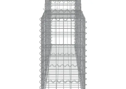 Coșuri gabion arcuite 9 buc, 200x30x60/80 cm, fier galvanizat - 5/5