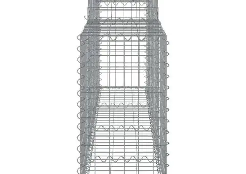 Coșuri gabion arcuite 14 buc, 200x30x60/80 cm, fier galvanizat - 5/5