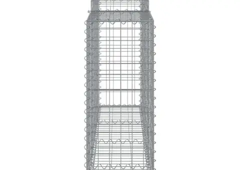 Coșuri gabion arcuite 2 buc, 200x30x80/100cm, fier galvanizat - 5/5