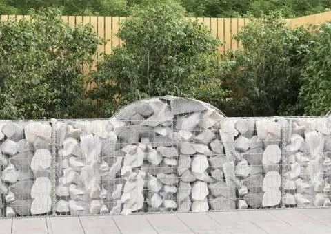 Coșuri gabion arcuite 25 buc, 200x30x80/100 cm, fier galvanizat - 1/5