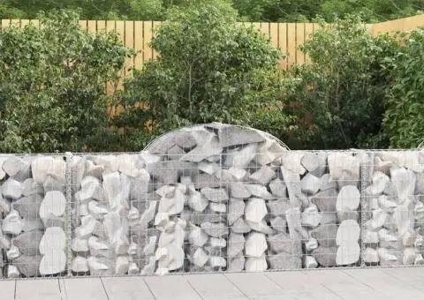 Coșuri gabion arcuite 40 buc, 200x30x80/100 cm, fier galvanizat - 1/5