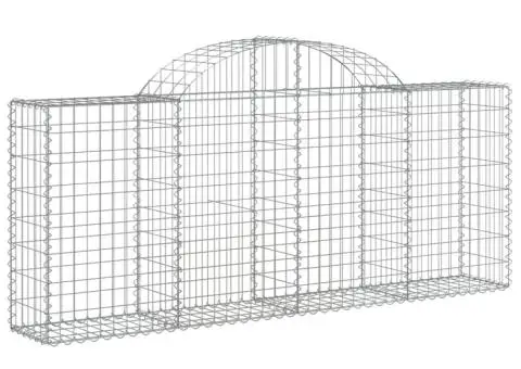 Coșuri gabion arcuite 40 buc, 200x30x80/100 cm, fier galvanizat - 3/5