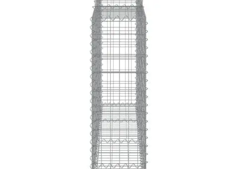 Coșuri gabion arcuite 3 buc, 200x30x100/120 cm fier galvanizat - 5/5