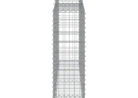Coșuri gabion arcuite 10 buc, 200x30x100/120 cm fier galvanizat - 5/5