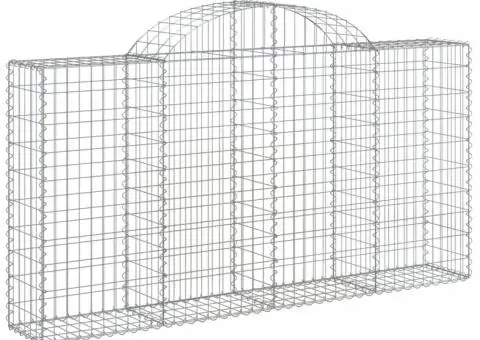 Coșuri gabion arcuite 25 buc, 200x30x100/120 cm fier galvanizat - 3/5