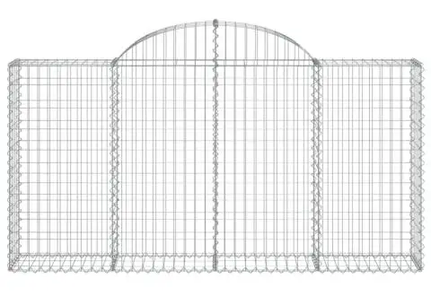 Coșuri gabion arcuite 25 buc, 200x30x100/120 cm fier galvanizat - 4/5