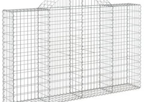 Coșuri gabion arcuite 25 buc. 200x30x120/140 cm fier galvanizat - 3/5