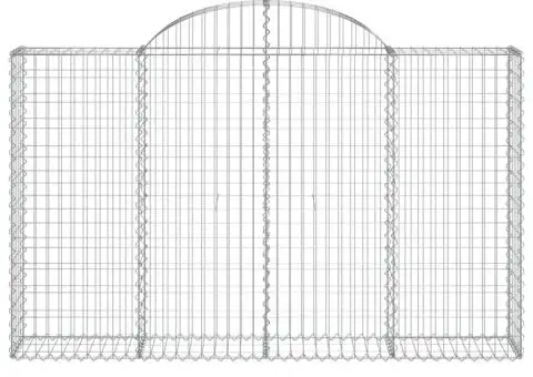 Coșuri gabion arcuite 25 buc. 200x30x120/140 cm fier galvanizat - 4/5
