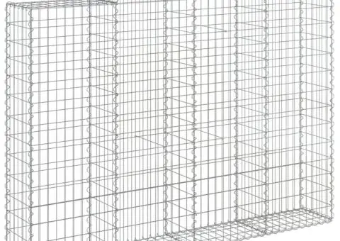 Coșuri gabion arcuite 8 buc, 200x30x140/160cm, fier galvanizat - 3/5