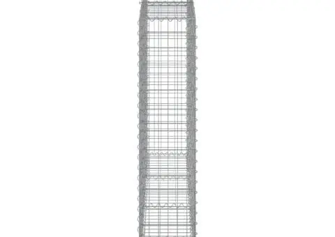 Coșuri gabion arcuite 8 buc, 200x30x140/160cm, fier galvanizat - 5/5