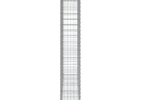 Coșuri gabion arcuite 9 buc, 200x30x180/200cm, fier galvanizat - 5/5