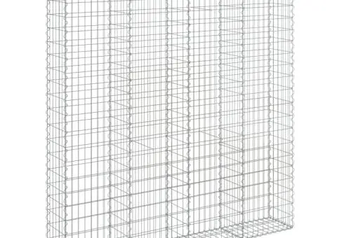 Coșuri gabion arcuite 2 buc. 200x30x200/220 cm fier galvanizat - 3/5
