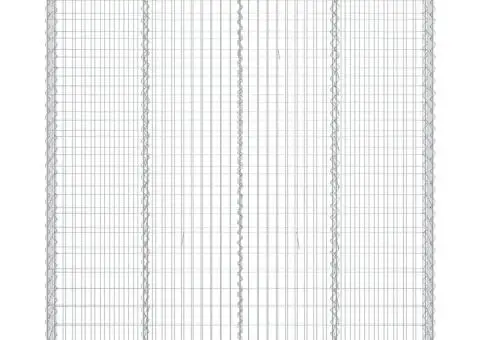 Coșuri gabion arcuite, 2 buc 200x30x220/240cm, fier galvanizat - 4/5