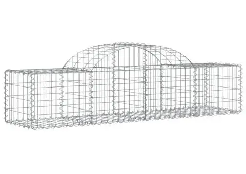 Coșuri gabion arcuite 30 buc, 200x50x40/60 cm, fier galvanizat - 3/5