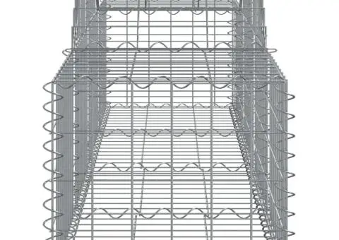 Coșuri gabion arcuite 30 buc, 200x50x40/60 cm, fier galvanizat - 5/5