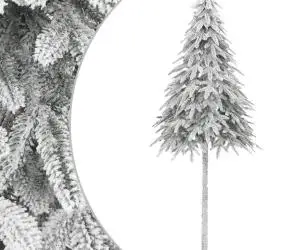 vidaXL Brad de Crăciun artificial cu zăpadă pufoasă 210 cm