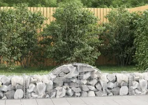 Coșuri gabion arcuite 50 buc, 200x50x40/60 cm, fier galvanizat - 1/5