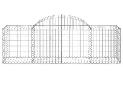 Coșuri gabion arcuite 50 buc, 200x50x60/80 cm, fier galvanizat - 4/5