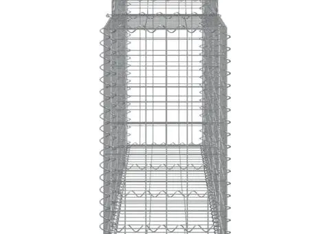 Coșuri gabion arcuite 7 buc, 200x50x80/100 cm, fier galvanizat - 5/5