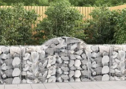 Coșuri gabion arcuite 13 buc, 200x50x80/100 cm, fier galvanizat - 1/5
