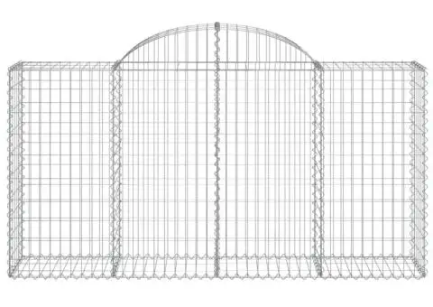 Coșuri gabion arcuite 7 buc, 200x50x100/120 cm, fier galvanizat - 4/5
