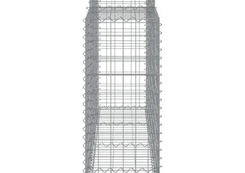 Coșuri gabion arcuite 13 buc, 200x50x100/120cm, fier galvanizat - 5/5