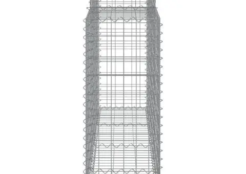 Coșuri gabion arcuite 15 buc, 200x50x100/120cm, fier galvanizat - 5/5